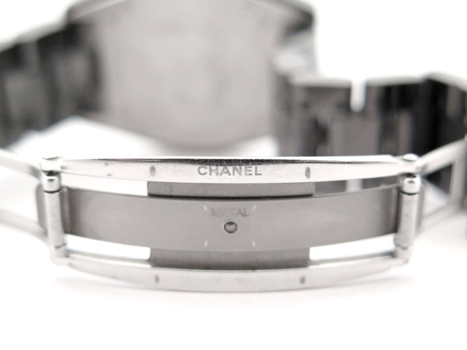 Montre Chanel J12-365 H3840 - Montre automatique en céramique noire sertie de diamants 58 Facettes 274462