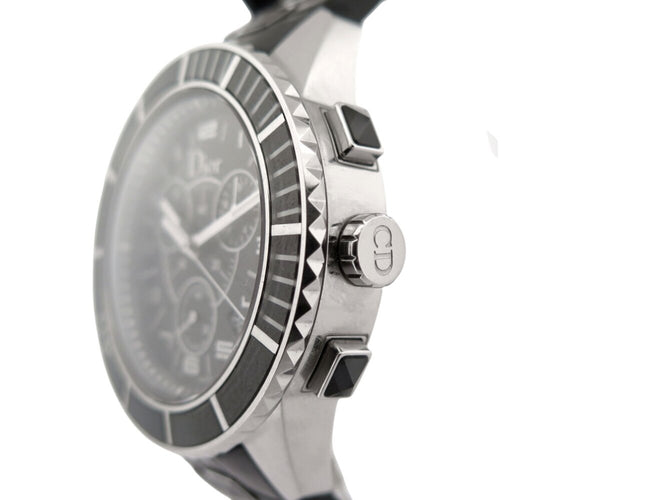 Montre Christian Dior - Montre Cristal chronographe en acier quartz 58 Facettes 274454