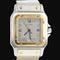 Montre Cartier - Montre Santos de Cartier Galbée en or jaune et acier 58 Facettes MT46227