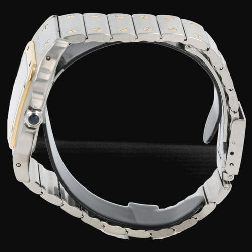 Montre Cartier - Montre Santos de Cartier Galbée en or jaune et acier 58 Facettes MT46227