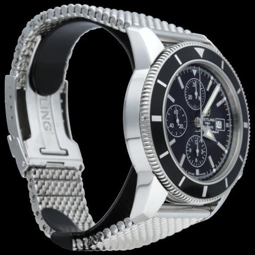 Montre Breitling Superocean Heritage - Montre chronographe 46 mm en acier 58 Facettes MT46123