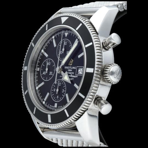 Montre Breitling Superocean Heritage - Montre chronographe 46 mm en acier 58 Facettes MT46123