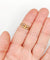 Bague 54.5 Bague chevalière victorienne en or rose 18k avec diamants et perles 58 Facettes A07048
