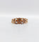 Bague 54.5 Bague chevalière victorienne en or rose 18k avec diamants et perles 58 Facettes A07048
