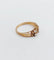 Bague 54.5 Bague chevalière victorienne en or rose 18k avec diamants et perles 58 Facettes A07048