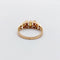 Bague 54.5 Bague chevalière victorienne en or rose 18k avec diamants et perles 58 Facettes A07048
