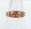 Bague 54.5 Bague chevalière victorienne en or rose 18k avec diamants et perles 58 Facettes A07048