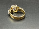 Bague 54 Bague en or jaune et platine avec diamant 1,40 ct 58 Facettes 1595/1