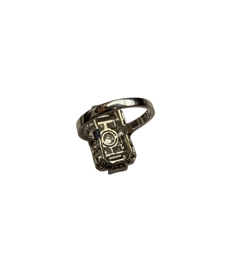 Bague 62 Bague Art déco en or jaune 18K et diamants, taille 62 58 Facettes BO/260150