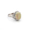 Bague 52 Bague en platine avec opale d’Éthiopie et diamants 58 Facettes 1607/C SHD 45/25