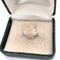 Bague 52 Bague en platine avec opale d’Éthiopie et diamants 58 Facettes 1607/C SHD 45/25