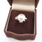 Bague 52 Bague en or blanc 18 ct avec perle naturelle et diamants 58 Facettes 382 C OC
