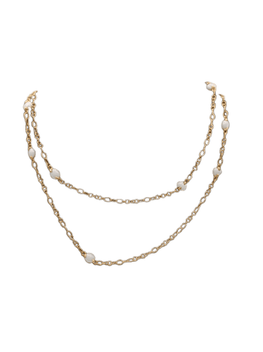 Collier Pomellato Capri - Collier en or rose 18 ct et émail 58 Facettes CV-043