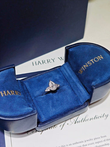 Bague 51 Harry Winston Classic Winston - Bague en platine PT950 et diamant 2,01 ct 58 Facettes Jnci06