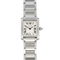 Montre Cartier Tank Française - Montre quartz en acier, cadran romain ivoire 58 Facettes 518