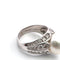 Bague 51 Bague en or blanc 18 ct avec perle et diamants 58 Facettes 81/26 C SHD 31/26