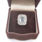 Bague 51 Bague - en or blanc avec aigue-marine et diamants 58 Facettes 103/26 H