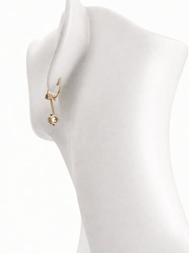 Boucles d'oreilles Boucles d'oreilles pendantes en or 18k et diamants 58 Facettes LP1880/PNNB