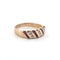 Bague 60 Bague en or jaune 18 ct avec rubis et diamants 58 Facettes 223/263 H SHD