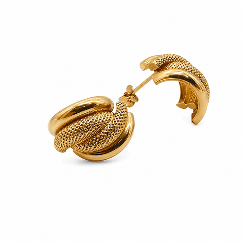Boucles d'oreilles Boucles d’oreilles en or jaune 18 carats (750) 58 Facettes Boucles d'oreilles en or jaune 18 carats