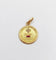 Pendentif Augis - Pendentif médaille d’amour en or jaune 18k, diamant et rubis 58 Facettes A07069