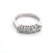 Bague 56 Bague verette - en or blanc 18 kt et diamants 58 Facettes 628/B