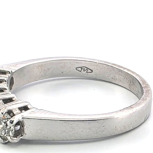 Bague 56 Bague verette - en or blanc 18 kt et diamants 58 Facettes 628/B