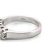 Bague 56 Bague verette - en or blanc 18 kt et diamants 58 Facettes 628/B