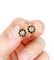 Boucles d'oreilles Dormeuses victoriennes en or 18k et diamants taille rose sur paillon 58 Facettes A07071