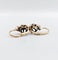 Boucles d'oreilles Dormeuses victoriennes en or 18k et diamants taille rose sur paillon 58 Facettes A07071