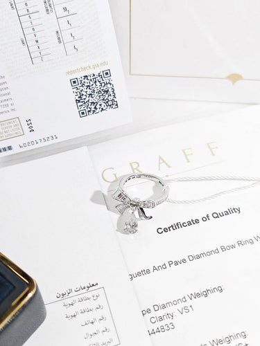 Bague 52 Graff Tilda's Bow - Bague en or 750 avec diamant 0,7 ct 58 Facettes Jnci07