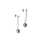 Boucles d'oreilles Boucles d'oreilles Mikimoto, or blanc, perles et diamants. 58 Facettes 35497
