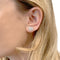 Boucles d'oreilles Boucles d'oreilles Poiray, "Coeur Entrelacé", or blanc. 58 Facettes 35560