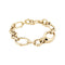Bracelet Bracelet maillons ovales et circulaires or jaune. 58 Facettes 35589