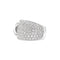 Bague 53 Bague Chaumet, "Liens XL", or blanc, diamants. 58 Facettes 35622