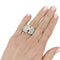 Bague 53 Bague Chaumet, "Liens XL", or blanc, diamants. 58 Facettes 35622