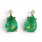 Boucles d'oreilles Boucles d'oreilles - Émeraudes et diamants en or jaune 18K 58 Facettes E001