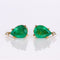 Boucles d'oreilles Boucles d'oreilles - Émeraudes et diamants en or jaune 18K 58 Facettes E001