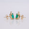 Boucles d'oreilles Boucles d'oreilles - Émeraudes et diamants en or jaune 18K 58 Facettes E001