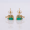 Boucles d'oreilles Boucles d'oreilles - Émeraudes et diamants en or jaune 18K 58 Facettes E001