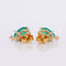 Boucles d'oreilles Boucles d'oreilles - Émeraudes et diamants en or jaune 18K 58 Facettes E001