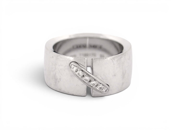 Bague 53 Chaumet Liens Evidence GM - Bague en or blanc et diamants 58 Facettes 274556