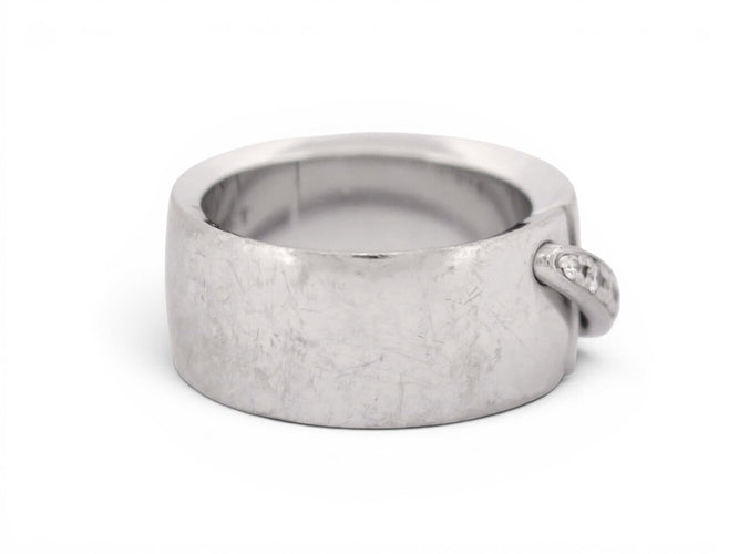Bague 53 Chaumet Liens Evidence GM - Bague en or blanc et diamants 58 Facettes 274556