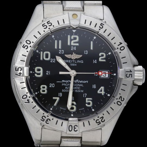Montre Breitling Superocean - Montre automatique homme en acier 41 mm 58 Facettes MT46166