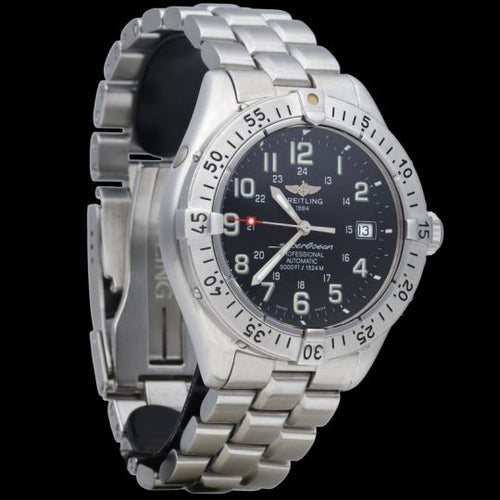 Montre Breitling Superocean - Montre automatique homme en acier 41 mm 58 Facettes MT46166