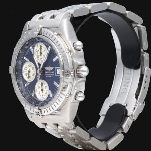 Montre Breitling Chronomat Blackbird - Montre chronographe automatique en acier 58 Facettes MT46137