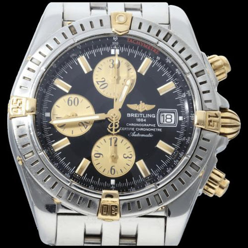 Montre Breitling Chronomat - Montre chronographe en or jaune et acier 58 Facettes MT46208