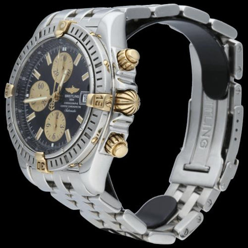 Montre Breitling Chronomat - Montre chronographe en or jaune et acier 58 Facettes MT46208