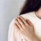 Bague 56 Bague marguerite diamants taille ancienne en or jaune 18K 58 Facettes LMB-347