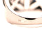 Bague 55 Bague Tank pont en or blanc et saphirs calibrés, diamants 58 Facettes LMB-346